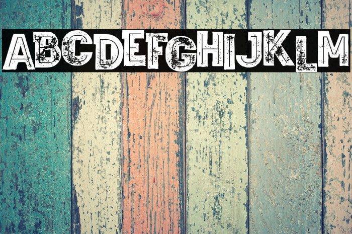 Wagoon Bold Inline Grunge Example 2