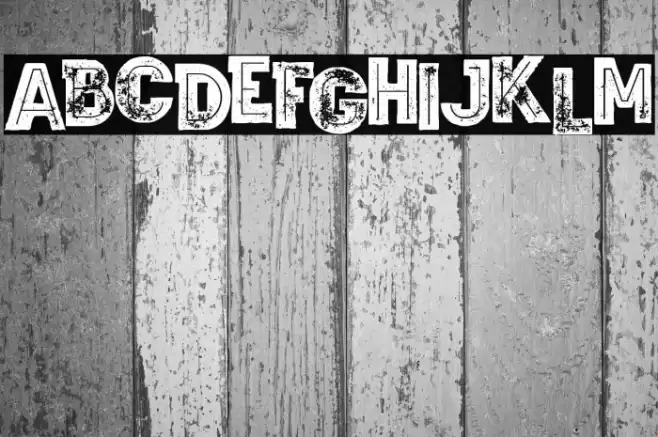 Wagoon Bold Inline Grunge Font examples