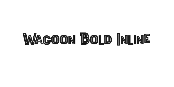 Wagoon Bold Inline Logo