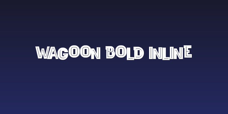 Wagoon Bold Inline Social Header