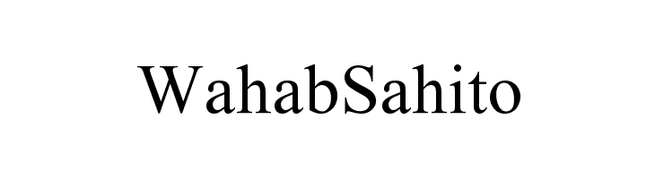 WahabSahito Font