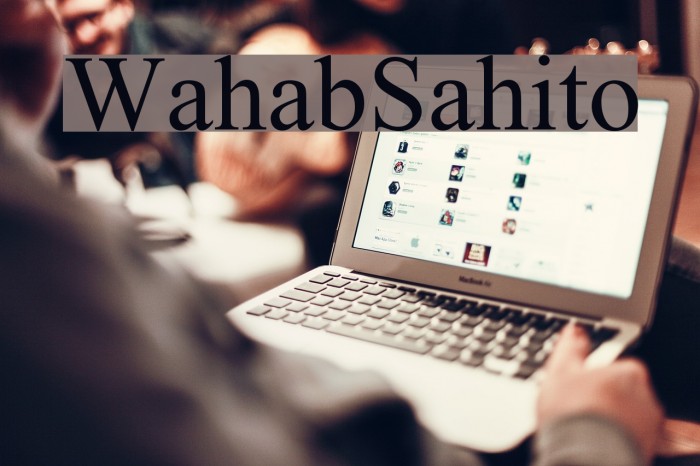 WahabSahito Font examples