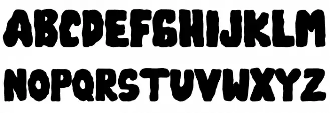 Wahana Awan Schriftart Groß