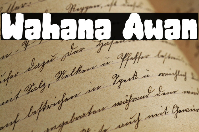 Wahana Awan Example 1