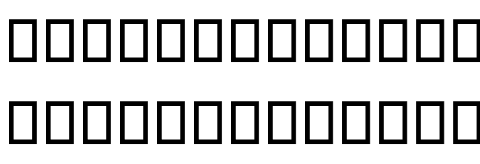 Wahid I Font LOWERCASE