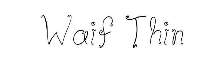 Waif Thin Font
