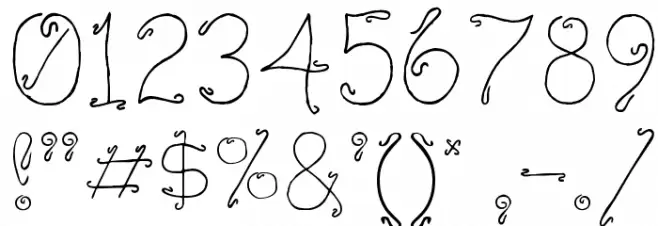 Waif Thin Polices AUTRES CHARS