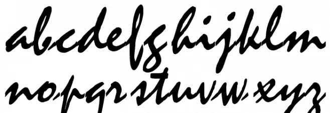 WaifSSK फ़ॉन्ट लोअरकेस