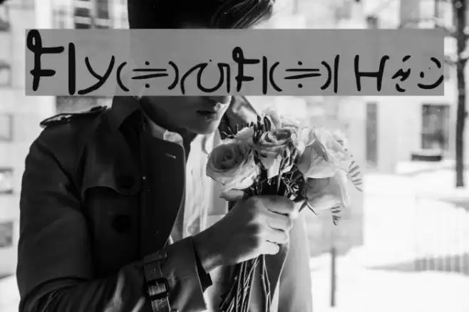 Wailwish Font examples