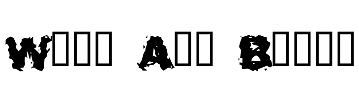 Wait And Bleed Font