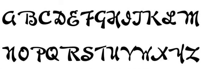 Waiter PERSONAL USE ONLY Schriftart Groß