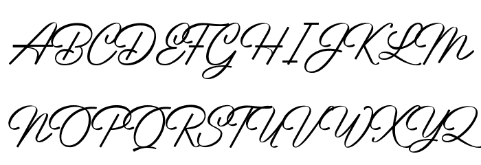 Waiting Awakmu Font UPPERCASE