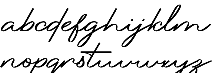 Waiting Awakmu Font LOWERCASE