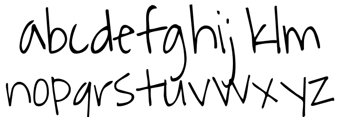 Waiting for the Sunrise Font LOWERCASE