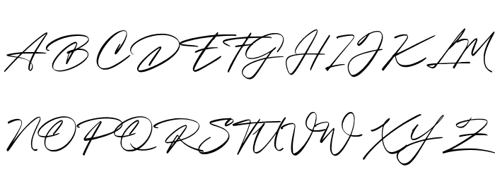 Waiting on the Bridge Schriftart Groß