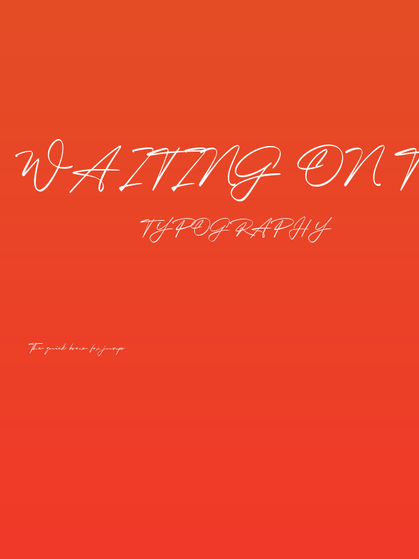 Waiting on the Bridge Poster