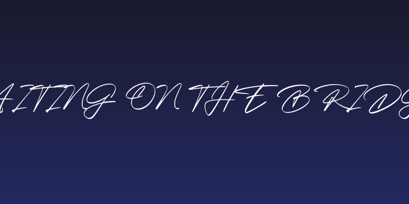 Waiting on the Bridge Social Header