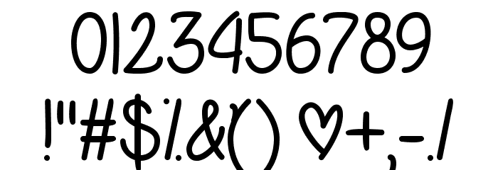 WaitingForYou フォント その他の文字