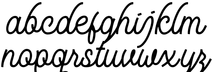 Waitingfor Font LOWERCASE