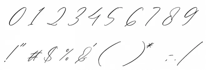 Waittelian Grolinda Font OTHER CHARS