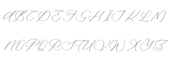 Waittelian Grolinda Font UPPERCASE