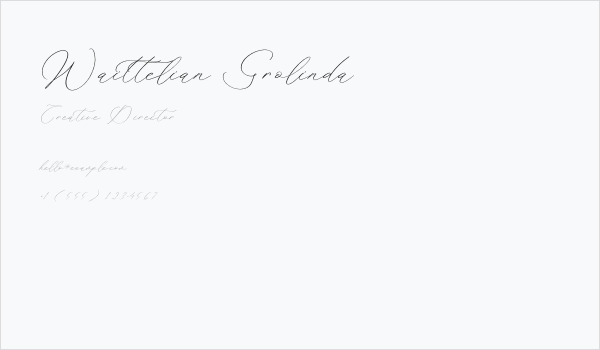 Waittelian Grolinda Business Card