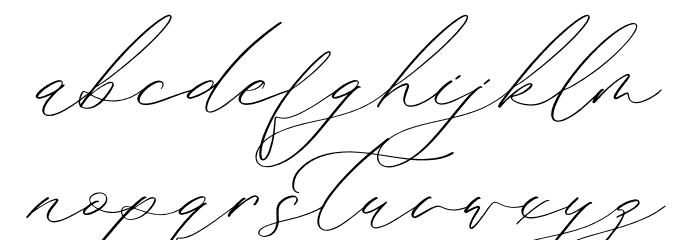 Waittelian Grolinda Font LOWERCASE