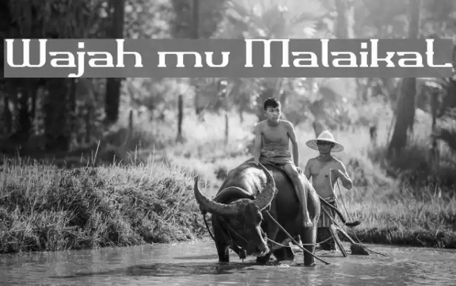 Wajah mu Malaikat Font examples