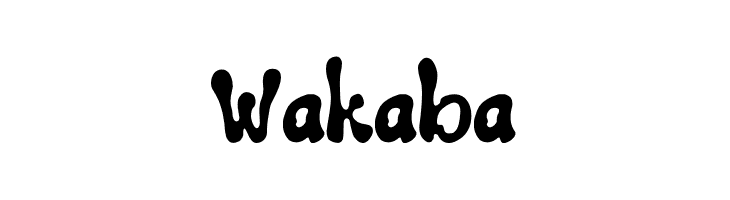 Wakaba  免费字体下载