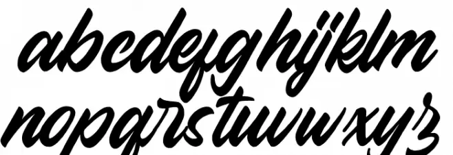 Wakanda फ़ॉन्ट लोअरकेस