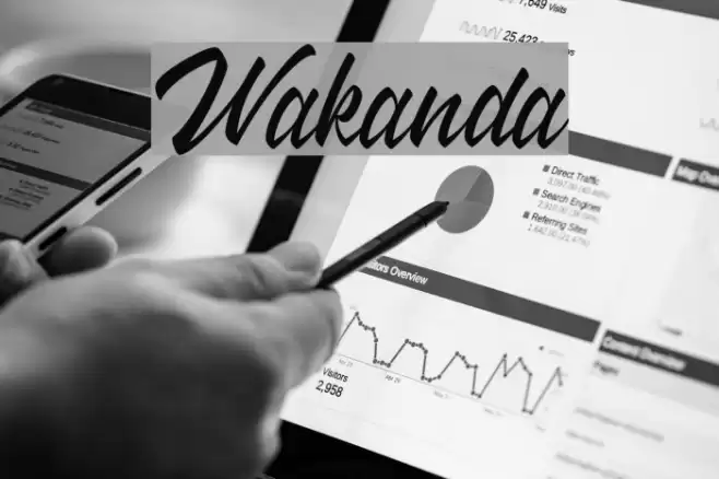 Wakanda Font examples