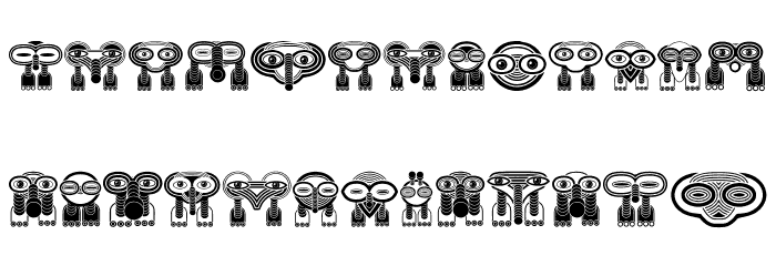 Wakazi Regular Font OTHER CHARS