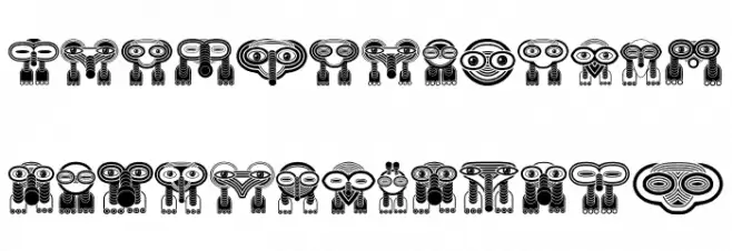 Wakazi Regular Schriftart Groß