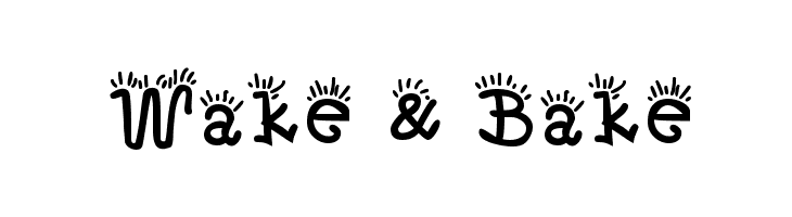 Wake & Bake Font