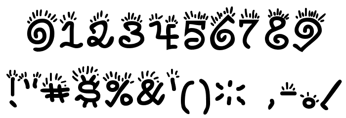 Wake & Bake Font OTHER CHARS