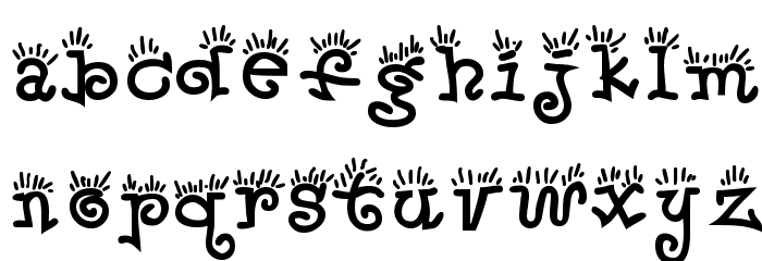 Wake & Bake Font LOWERCASE