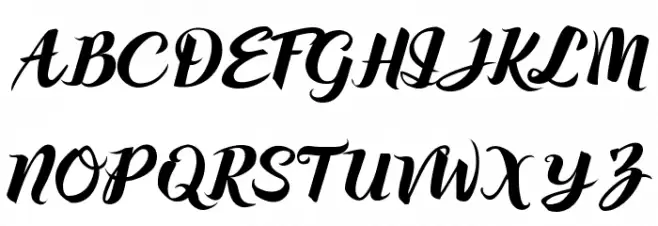 Wake Up Bro Schriftart Groß