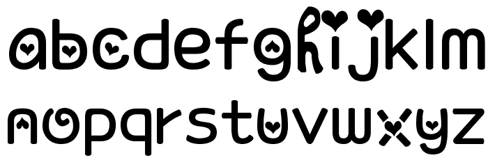 Wake Up Honey Font LOWERCASE