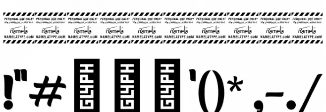 Wakel DEMO Arabic Font OTHER CHARS