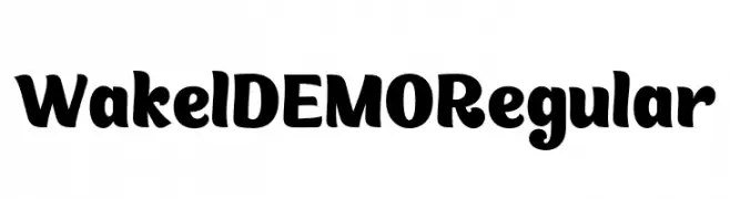Wakel DEMO Regular  Frei Schriftart Herunterladen