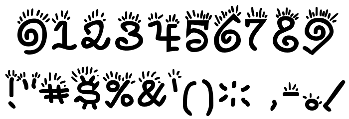 Waker-Regular フォント その他の文字