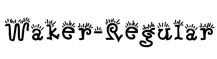Waker-Regular Fuentes