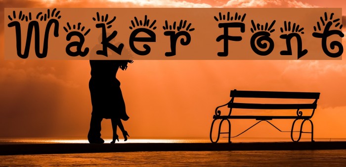 Waker Font examples