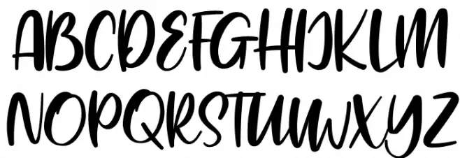 Wakeup Font UPPERCASE