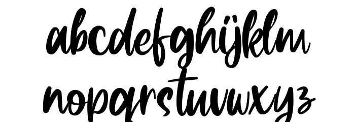 Wakeup Font LOWERCASE