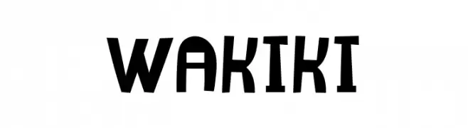 Wakiki  Fuentes Gratis Descargar