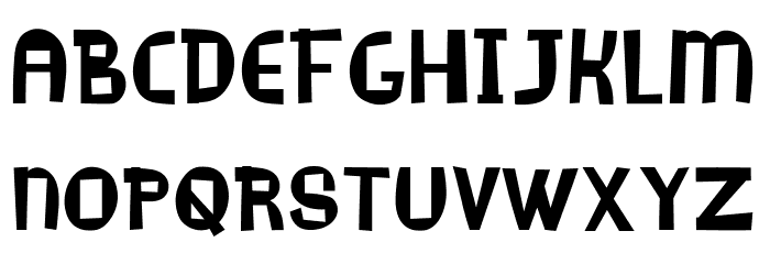 Wakiki Font LOWERCASE