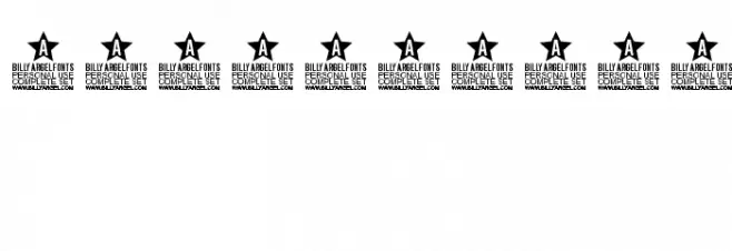 Waking Stones Personal Use Font OTHER CHARS