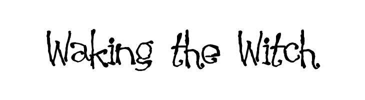 Waking the Witch  免费字体下载