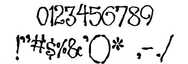 Waking the Witch Font OTHER CHARS